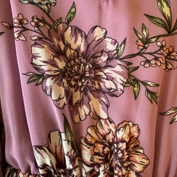 Torrid Lavender Floral Maxi Dress - Picture 3 of 4